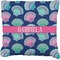 Sea Shells Burlap Pillow 22"