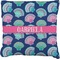 Preppy Sea Shells Faux-Linen Throw Pillow 26" (Personalized)