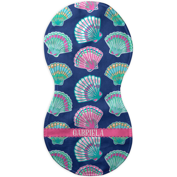 Preppy Sea Shells Burp Peanut Shaped Flat