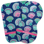 Preppy Sea Shells Burp Cloth (Personalized)