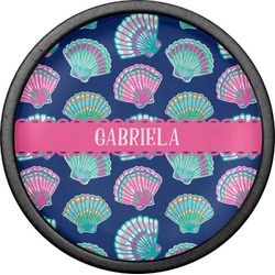 Preppy Sea Shells Cabinet Knob (Black) (Personalized)