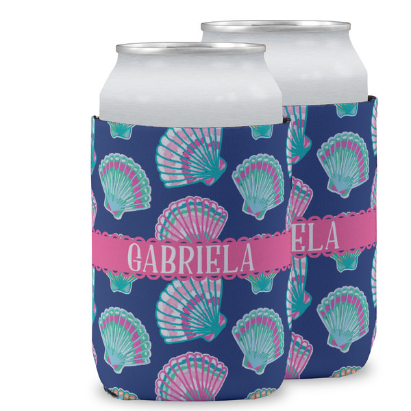 Custom Preppy Sea Shells Can Cooler (12 oz) w/ Name or Text