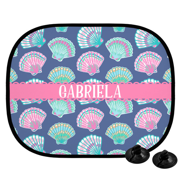 Custom Preppy Sea Shells Car Side Window Sun Shade (Personalized)