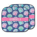 Preppy Sea Shells Car Sun Shade - Two Piece (Personalized)