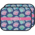 Preppy Sea Shells Car Floor Mats (Back Seat) (Personalized)