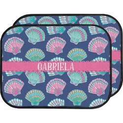 Preppy Sea Shells Car Floor Mats (Back Seat) (Personalized)