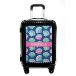 Preppy Sea Shells Carry On Hard Shell Suitcase (Personalized)