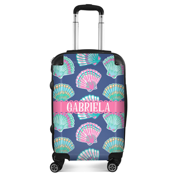 Custom Preppy Sea Shells Suitcase - 20" Carry On (Personalized)