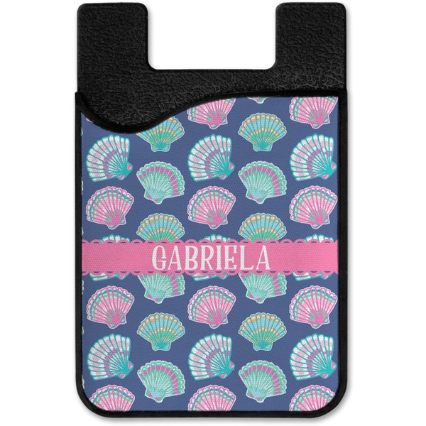 Preppy Sea Shells Cell Phone Credit Card Holder