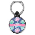 Preppy Sea Shells Cell Phone Ring Stand & Holder (Personalized)