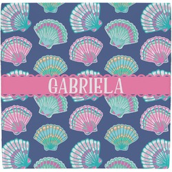 Preppy Sea Shells Ceramic Tile Hot Pad (Personalized)