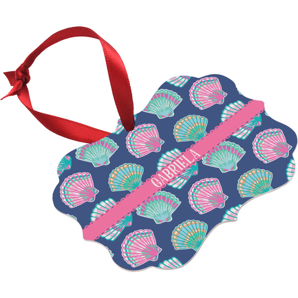 Sea Shells Christmas Ornament (Angle View)