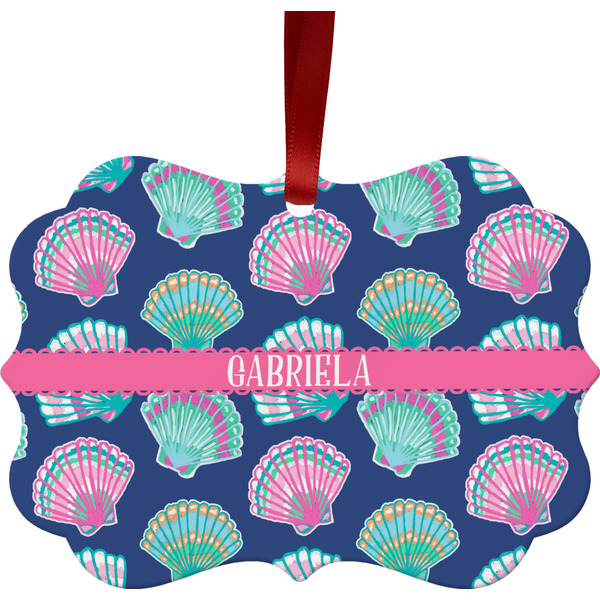 Sea Shells Christmas Ornament (Front View)