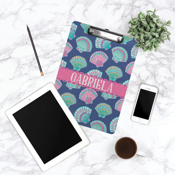 Preppy Sea Shells Clipboard - Lifestyle Photo