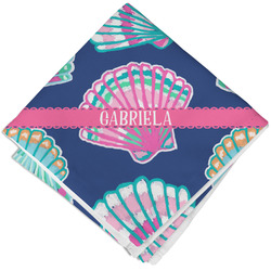 Preppy Sea Shells Cloth Napkin w/ Name or Text