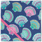 Preppy Sea Shells Cloth Napkins - Personalized Lunch (Single Full Open)