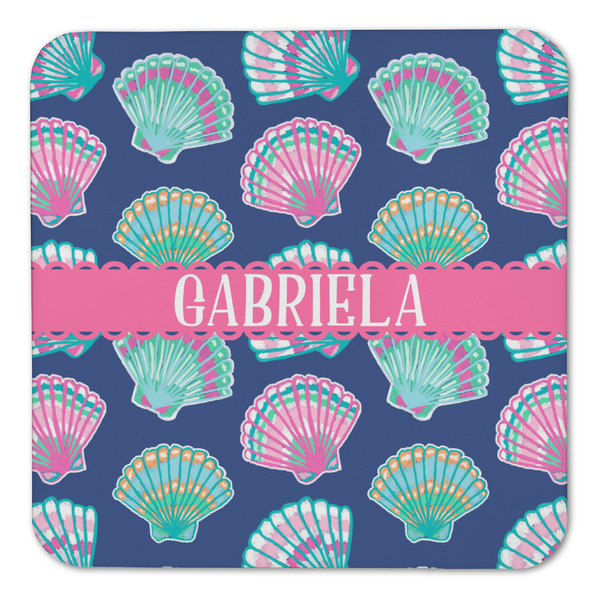 Preppy Sea Shells Coaster Set - FRONT (one)