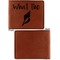 Preppy Sea Shells Cognac Leatherette Bifold Wallets - Front and Back Single Sided - Apvl