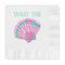Preppy Sea Shells Embossed Decorative Napkins (Personalized)