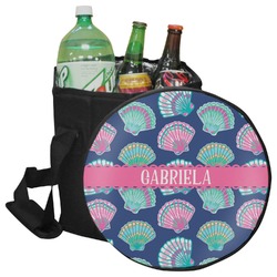 Preppy Sea Shells Collapsible Cooler & Seat (Personalized)