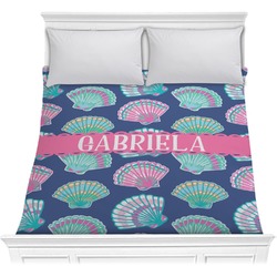 Preppy Sea Shells Comforter - Full / Queen (Personalized)