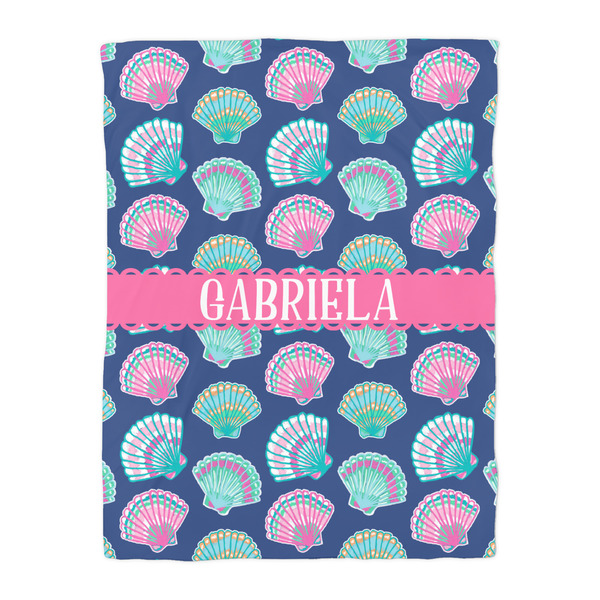 Preppy Sea Shells Comforter - Twin - Front