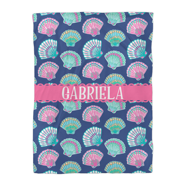 Preppy Sea Shells Comforter - Twin XL - Front