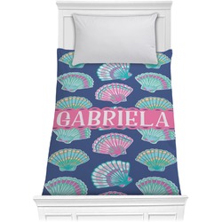 Preppy Sea Shells Comforter - Twin XL (Personalized)
