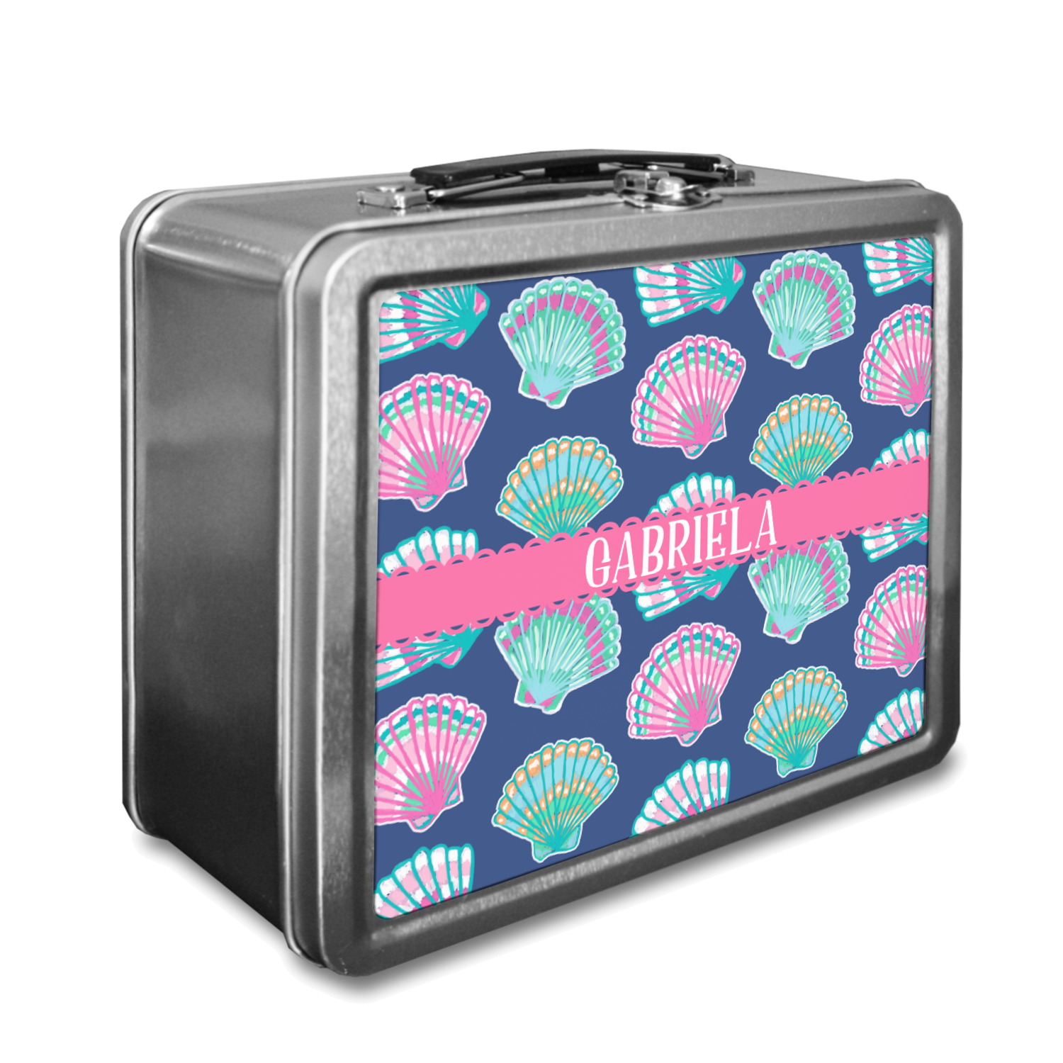 Preppy Sea Shells Lunch Box (Personalized) YouCustomizeIt