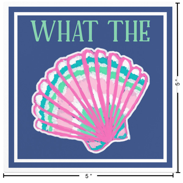 Preppy Sea Shells Custom Shape Iron On Patches - L - APPROVAL