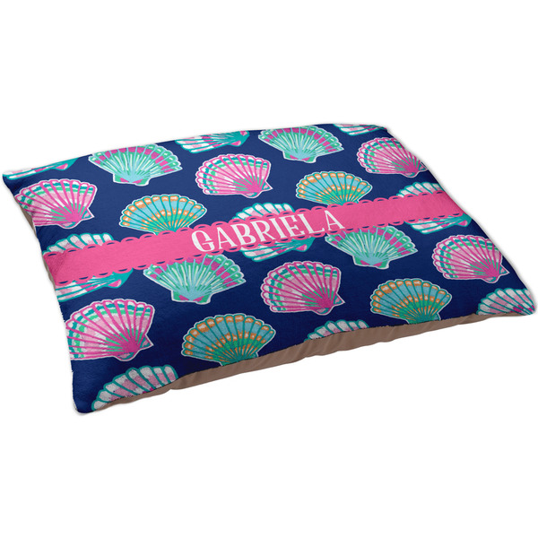 Preppy Sea Shells Dog Bed - Large