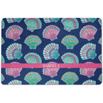 Preppy Sea Shells Dog Food Mat w/ Name or Text