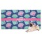 Preppy Sea Shells Dog Towel (Personalized)