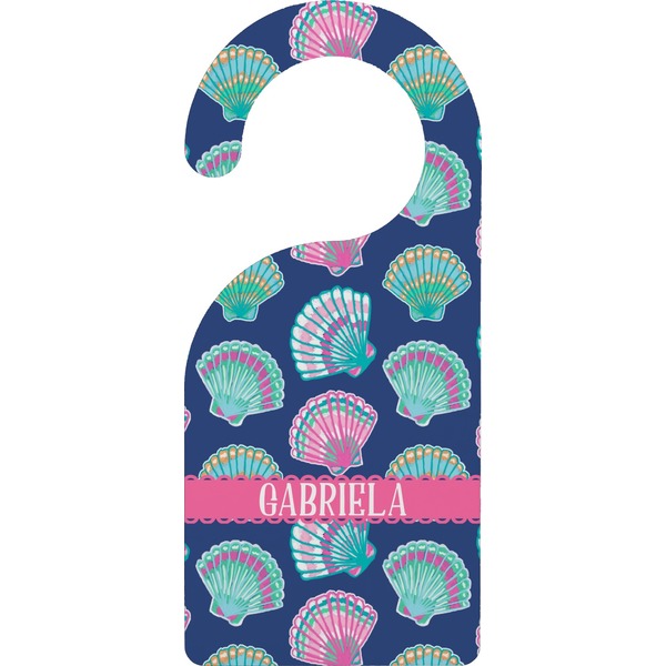 Custom Preppy Sea Shells Door Hanger (Personalized)