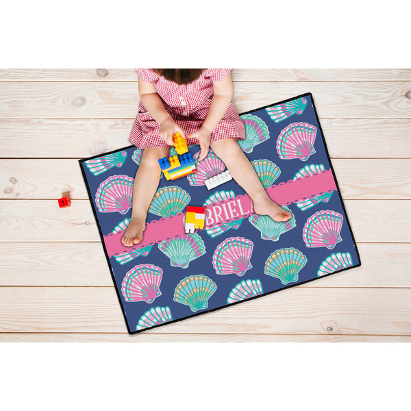 Preppy Sea Shells Door Mats - LIFESTYLE kid