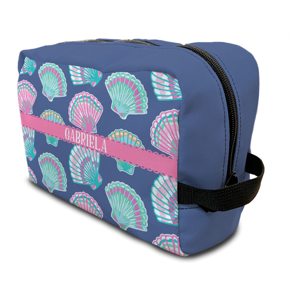 Custom Preppy Sea Shells Toiletry Bag / Dopp Kit (Personalized)