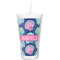 Preppy Sea Shells Double Wall Tumbler with Straw (Personalized)