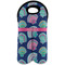 Preppy Sea Shells Wine Tote Bag (2 Bottles) (Personalized)