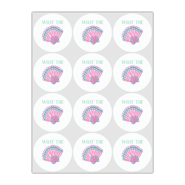 Preppy Sea Shells Drink Topper - Small - Set of 12