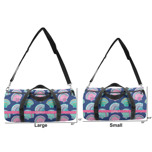Preppy Sea Shells Duffle Bag Small and Large