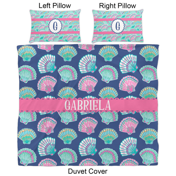 Preppy Sea Shells Duvet Cover Set - King - Approval