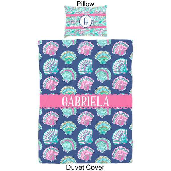 Preppy Sea Shells Duvet Cover Set - Twin - Approval