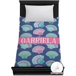 Preppy Sea Shells Duvet Cover - Twin (Personalized)