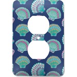 Preppy Sea Shells Electric Outlet Plate