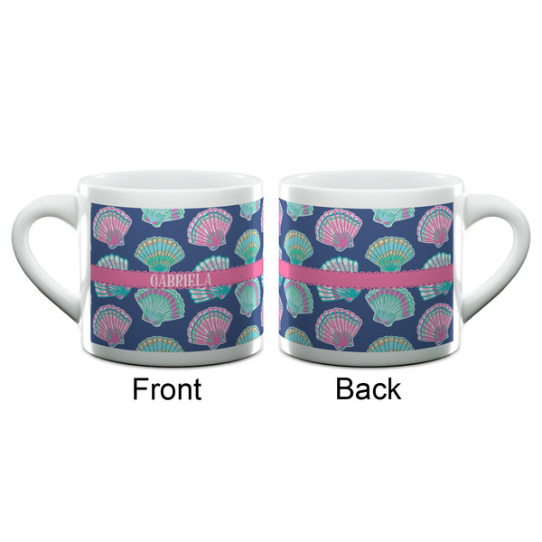Preppy Sea Shells Espresso Cup - 6oz (Double Shot) (APPROVAL)