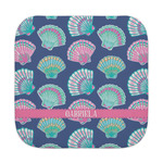 Preppy Sea Shells Face Towel (Personalized)