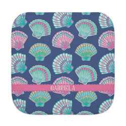 Preppy Sea Shells Face Towel (Personalized)