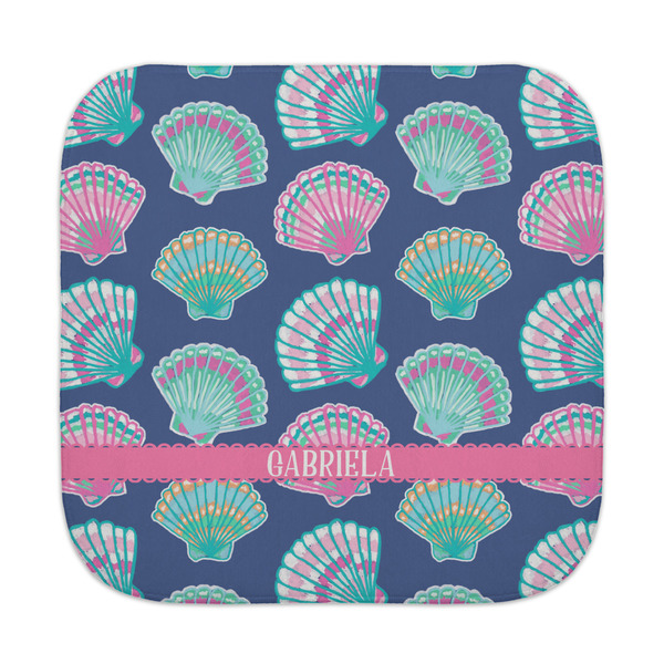 Custom Preppy Sea Shells Face Towel (Personalized)