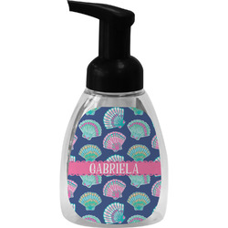 Preppy Sea Shells Foam Soap Bottle - Black (Personalized)