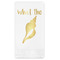 Preppy Sea Shells Guest Napkins - Foil Stamped (Personalized)